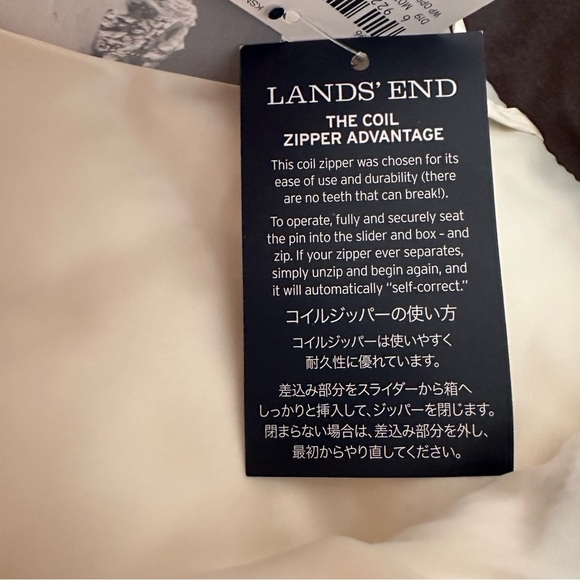 Lands' End Down Puffer Vest Size Medium Petite - Picture 14 of 14